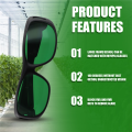 Plant Growth Light Eye Protection Gardening LED Planting Glasses Grow Room Glasses with Glasses Case. 