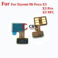 Original For Xiaomi Mi Poco X3 NFC Pro New Proximity Ambient Light Sensor Flex Cable Replacement Parts.