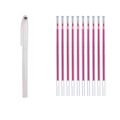 Temperature Disappearing Pen Heat Erasable Fabric Marker Clean and Clear Ink Ideal for Embroidery and Handicrafts.