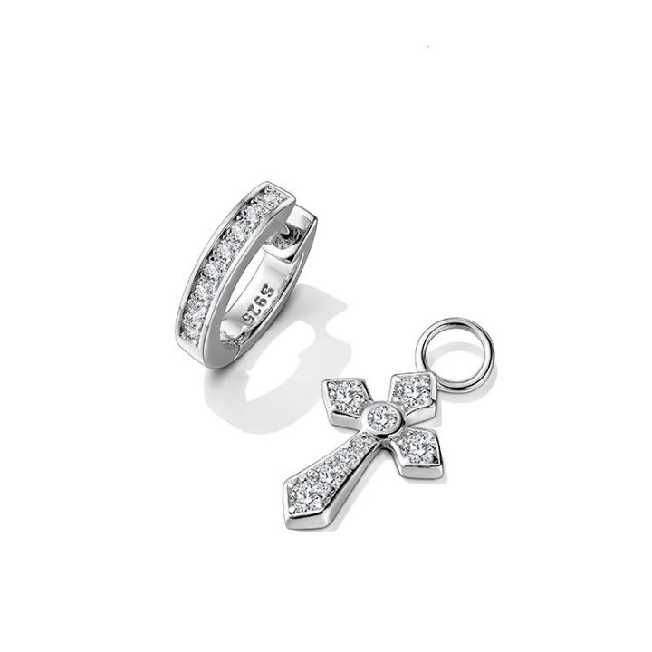 925%20silver%20needle,%20a%20two-wear%20diamond%20earring%20earrings,%20men's%20trendy%20personalized%20single%20cross%20earrings%20-%20Image%205