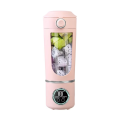 Portable Blender Blender for Shakes Smoothies 700ML 12-Blades Fast Mixing 2 in 1 Blender Personal Juicer 7.4V B.