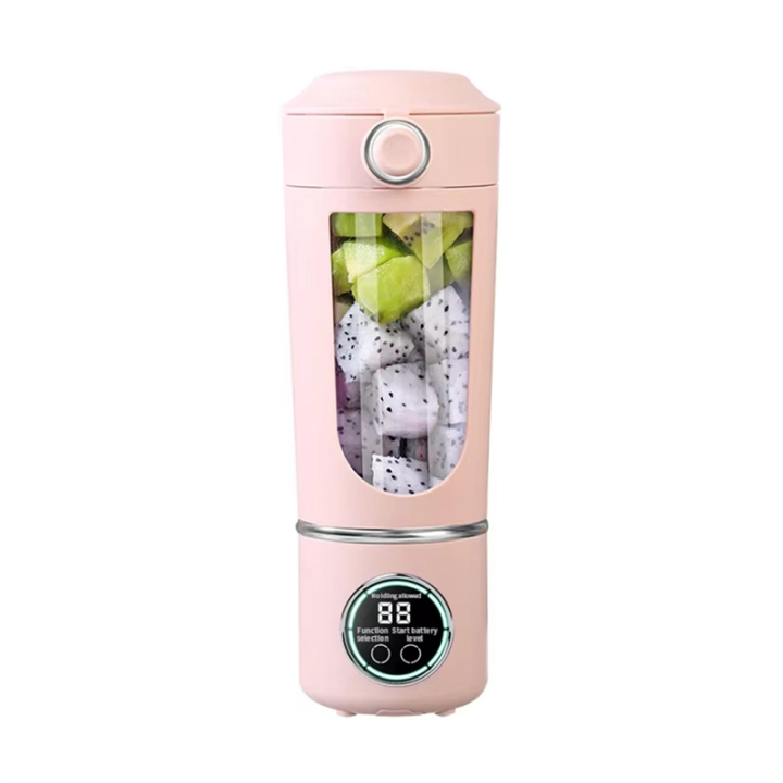 Portable Blender Blender for Shakes Smoothies 700ML 12-Blades Fast Mixing 2 in 1 Blender Personal Juicer 7.4V B