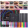 HANDAIYAN 12 Colors Matte Liquid Eyeliner Set Rainbow Colorful Neon Eyeliner Pencil Pigmented Waterproof Smudgeproof Long Lasting Gel Eye Liner Christmas Makeup Gift Kit for Women Set A. 