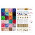 1Set Polymer Clay Beads Loose Spacer for DIY Bracelet Jewelry Making Finding. 