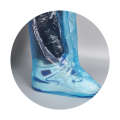 Disposable plastic waterproof long tube, outdoor drift breeding farm shoe covers, wading covers on rainy days. 
