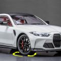 Simulation 1:24 BMW M4 Sport Car Model Alloy Diecast Toy Vehicle Children Boy Gift Collection Miniature Voiture Home Decor. 