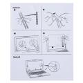 Privacy Screen Protector For Laptop 14 15.6 13inch Notebook PC Computer Anti-spy Filter Waterproof Matte Film Anti-peep Clip-on. 