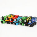 【Fast and Free Delivery】 Children Wooden Magnetic Thomas Little Train Toys Wooden Compatible Track Little Locomotive Cake Decoration Wholesale. 