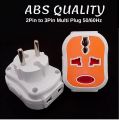 2 pin to 3 pin  Multiple Plug Socket Power Adapter Splitter Socket 1Ps. 