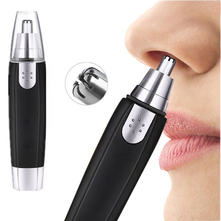 Electric Man and Woman Nose Hair Trimmer Ear Nose Neck Eyebrow Trimmer- Battery Not Include