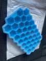 37 Cavity Silicone Ice Cube Tray BPA Free Honeycomb Design Flexible & Easy Release Ideal for Freezer Baby Food and Cocktails. 
