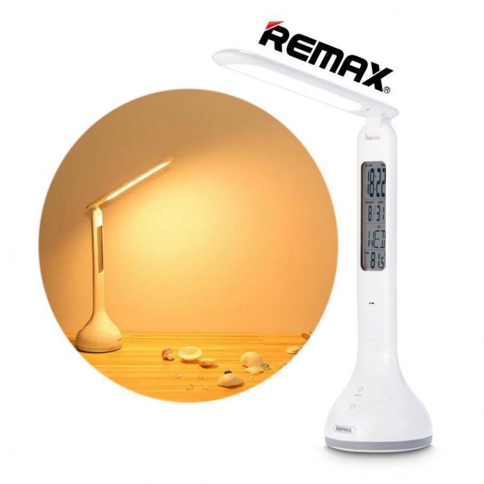 REMAX RT-E185 TIME SERIES LED Table Lamp Calendar Rechargeable Eye ...