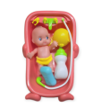 Baby bathtub toy Ur Simulated Infant Early Educational Play Set Doll Handmade Baby Bath Bathtub Baby Bath Toys Pretend Play Bath Tub Water Toys SetPlastic Bathtub Cute Baby. 