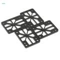 3x4 Pieces Skateboard Longboard Shock Pads Risers 0.6cm Or 0.8cm Black 6mm.
