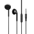 Borofone BM54 Maya Universal Wired Earphones with mic - Black. 