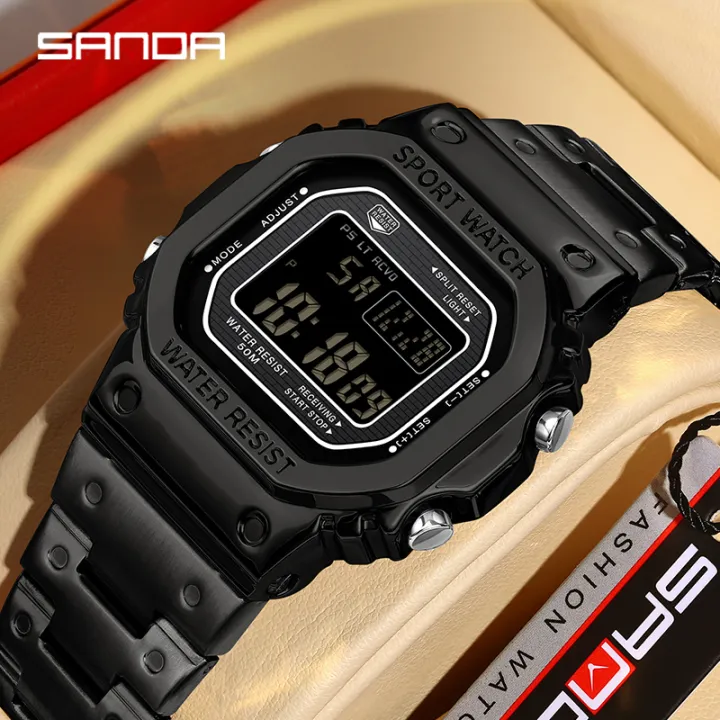 SANDA%20New%20All%20Metal%20Watch%20Trend%20Design%20Sports%20Multifunctional%20Waterproof%20Night%20Light%20Men's%20Watch%20SD2162-3%20-%20Image%204