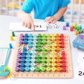 Match Multiplication Toy, Children Multiplication Board 3 in 1 for Preschool for Boys Girls. 