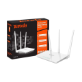 Tenda F3 300 Mbps Ethernet Single-Band Wi-Fi Router.