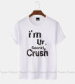 i am crush design Women's Short Sleeve Printed Jersey T-Shirt.