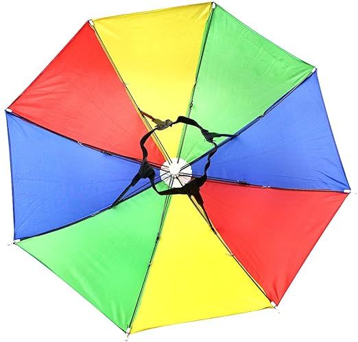 Head%20Umbrella%20Hats%20Rainbow%20Mini%20Umbrella%20Caps%20Outdoor%20Sun%20Rain%20-%20Image%203