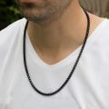 Neck Chain Design For Male- Black Fashion Chain. 