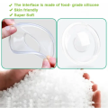 2pices Silicone Wearable BreastMilk Collector With Carrying Box. 