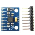 GY-521 MPU6050 Module GY521 Sensor Module DC 3V 5V 3 Triple Module 3 Axis Analog Accelerometer Compatible Board For Arduino IIC I2C Interface GY-521 Gyro Sensors 8 Pin Leads Header. 