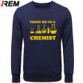 REM trust me I am a chemistry funny men's print cotton long sleeve t-shirt chemistry Streetwear men's Hip Hop Hoodies, sweatshirts. 