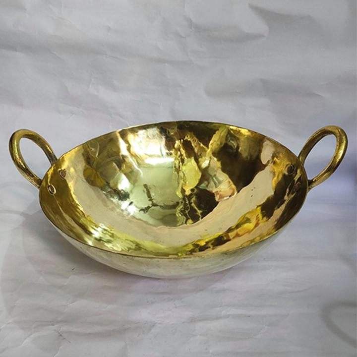 Pitol Premium Cooking Pan/Pitoler Korai/ Pure Brass Metal Korai / Pitol Plain Cooking Spud