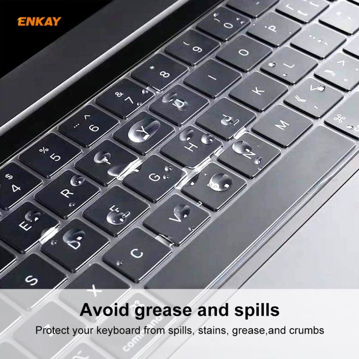 %EF%BC%88COD)ENKAY%20TPU%20Keyboard%20Protector%20Cover%20for%20MacBook%20Pro%2013.3%20inch%20A1706%20/%20A1989%20/%20A2159%20&%20Pro%2015.4%20inch%20A1707%20/%20A1990%20(withTouch%20Bar)%20,%20US%20Version%20-%20Image%203