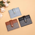 Seagloca New Fashion Trend Korean Version Small Fresh and Ultra-thin Biofold Coin Card Holder for Woman. 