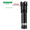10000000lm most powerful LED flashlight xhp999 high power torch light rechargeable tactical flashlight 18650 USB camping lampcob.