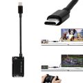 USB-C Type C to HDMI Adapter USB 3.1 Cable For MHL Android Phone Tablet Black.