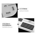 4 Pcs Template Ruler Guide Envelope Addressing Guide Stencil Ruler for Envelopes Brush Pens Making Thank You Card.