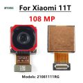 Back Big Rear Main Camera Module For Xiaomi Mi 11T 21081111RG Small Facing Front Camera Flex Cable Mi11T 108MP Ultrawide Macro.
