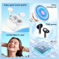 HOCO EQ2 Choice TWS Bluetooth Headphones 5.3 Headphone Mini Earphone with Mic Charging Box For Xiaomi All Smartphone.