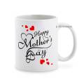 Happy Mothers Day - Best Mom - Multicolor Ceramic Mug White Int-2461 - Coffee Mug. 