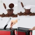 6 Pcs Refillable Reusable Espresso Capsule for Nespresso Coffee Machine Reusable Capsule Refill Empty Capsule.