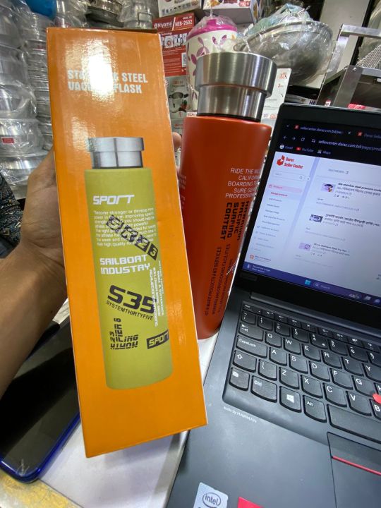 Water%20flux%20Bottle%20Sipper%20500%20ml%20-%20Hot%20and%20Cold%2012%20Hours,%20Orange%20Color%20-%20Image%202