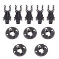 2pc/10pcs Car Retainer Clip Set Bonnet Hood Support Prod Rod Clamp Holder Car Accessories@#Leima.