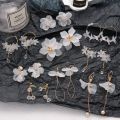 1 pair beautiful transparent most demanding earrings for women.