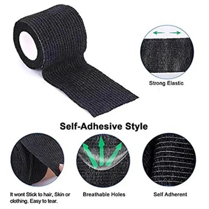 Black%20Tape%20Tattoo%20Handle%20Bandage%20Anti-slip%20Athletic%20Nonwoven%20Waterproof%20Disposable%20Self-adhesive%20Elastic%20Bandage%20Grip%20Cover%20Wrap%20-%20Image%206