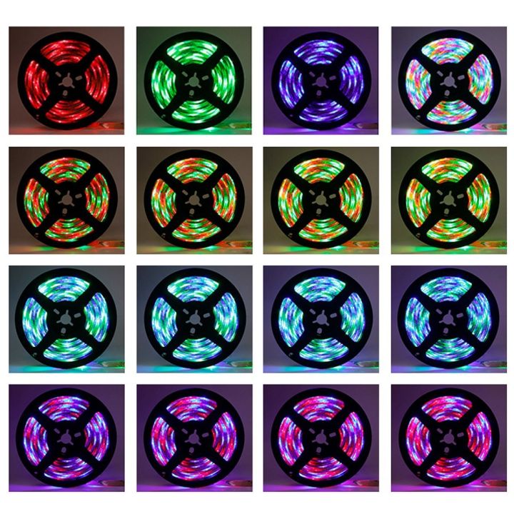 USB%20Dimmable%20RGB%20Colorful%20LEDs%20trips%20Light%20with%20IR%20Remote%20Control%2016%20Colors%204%20Lighting%20Modes%20-%20Image%204