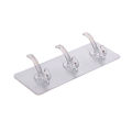 Transparent Plastic Glue Hooks Kitchen Bathroom Hooks Nail-free Wall Hanger. 