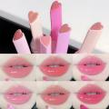 Love Heart Shaped Lipstick Pen Lip Glaze Jelly Mirror Flower Lip Gloss Moisturising Lipstick Stick Transparent Korean Cosmetics. 