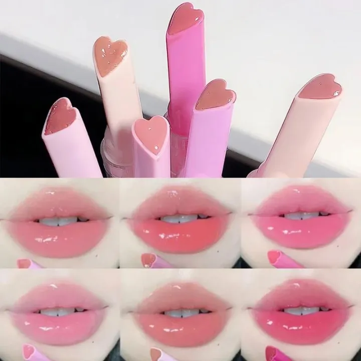 Love%20Heart%20Shaped%20Lipstick%20Pen%20Lip%20Glaze%20Jelly%20Mirror%20Flower%20Lip%20Gloss%20Moisturising%20Lipstick%20Stick%20Transparent%20Korean%20Cosmetics%20-%20Image%202