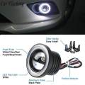2.5'' 15W Car White COB LED Projector Angel Eyes Blue Ring DRL Fog Light Lamp. 