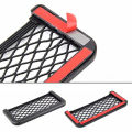 Car Net Pocket Storage Bag Seat Side Back Storage Net Bag Phone Holder Pocket Organizer 1pcs.
