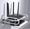 Router Storage Box-Black Metal Wireless Wi-Fi Router Storage Box.. 