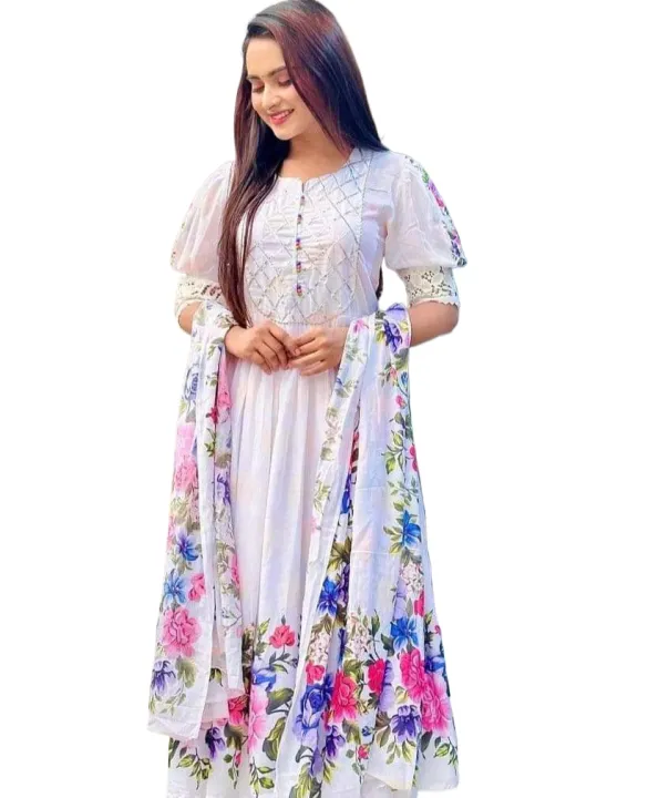 New%20Model%20Beautiful%20Comfortable%20Gown%20Three%20Piece%20Readymade%20Set%20%20%20Screen%20Print%20%20Work%20for%20Women%20-%20Image%202